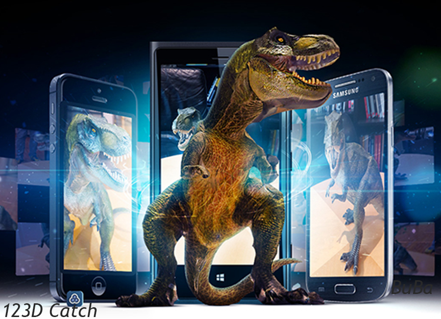 imagem 3D_ 123D Catch_dinosauro